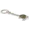 Offord & Sons | Saturno Silver Enamelled Sea Turtle Key Ring