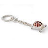 Offord & Sons | Saturno Silver Enamelled Tortoise Key Ring