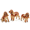 Offord & Sons | Saturno Silver Enamelled Cocker Spaniel Dogs