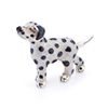 Offord & Sons | Saturno Silver Enamelled Dalmatian Puppy Dog