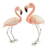 Offord & Sons | Saturno Silver Flamingo bird 