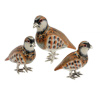 Offord & Sons | Saturno silver enamelled Grouse | Partridge
