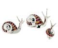 Offord & Sons | Saturno silver enamelled Snails