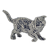 Offord & Sons | Silvants Silver Cat - Fluffy