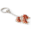 Offord & Sons | Saturno Silver Enamelled Octopus Key Ring
