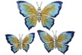 Offord & Sons | Saturno silver enamel Butterflies