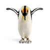 Offord & Sons | Saturno Silver Enamelled Diving Penguin ST870-2