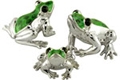 Offord & Sons | Saturno silver and enamelled Frogs