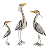 Offord & Sons | Saturno Silver Enamelled Herons