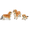 Offord & Sons | Saturno Silver Enamelled King Charles Cavalier Spaniel Dogs