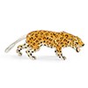 Offord & Sons | Saturno Silver Enamelled Leopard