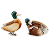 Offord & Sons | Saturno Silver Enamelled Mallard Ducks