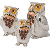 Offord & Sons | Saturno silver enamelled Owls