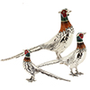 Offord & Sons | Saturno silver enamelled Pheasants