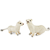 Offord & Sons | Saturno Silver Enamelled Stoats