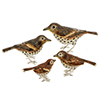 Offord & Sons | Saturno silver and enamelled Thrush birds