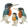 Offord & Sons | Saturno enamelled Kingfishers