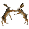Saturno enamelled boxing Hares