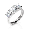 Offord & Sons | Platinum 3 Stone Diamond Ring 2.14ct 
