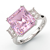 Offord & Sons | Bespoke Rare Pink Spinel and Diamond Ring