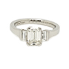Offord & Sons | Pre-owned diamond three stone ring 
